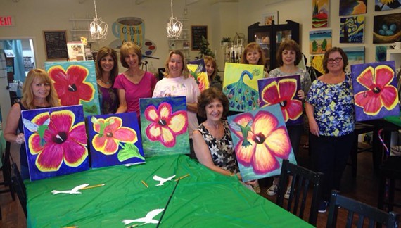 Acrylic Painting Event at Coffee and Canvas