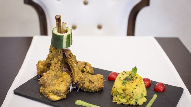 Aesthetics seem to be the main focus at Mynt, a new Indian eatery in Hannibal Square