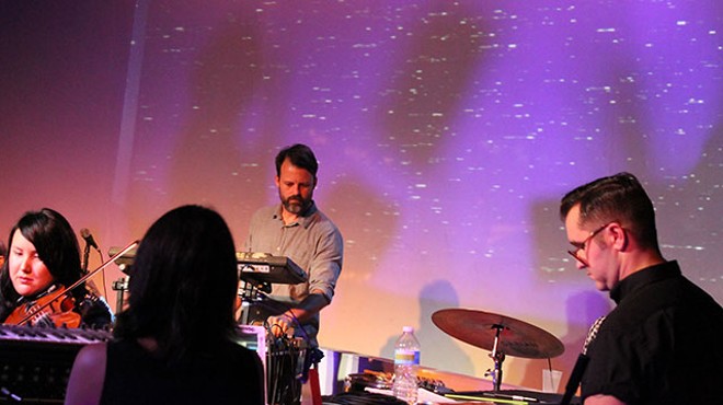 ANAMORPHIC ORCHESTRA AT THE VENUE; Photo by ASHLEY BELANGER