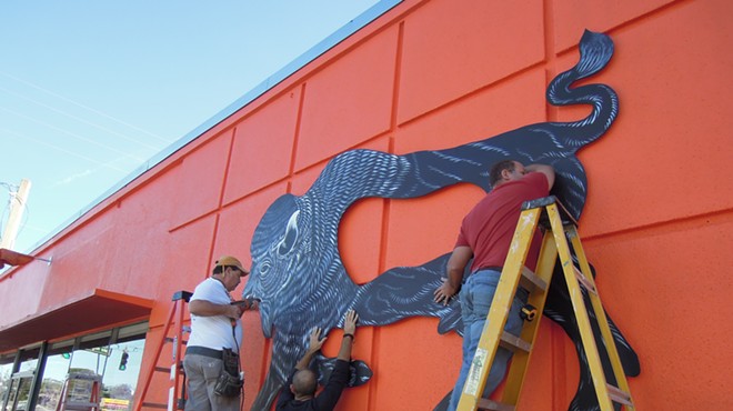 ArtReach Orlando and Boy Kong collab mural installed in Mills 50 today