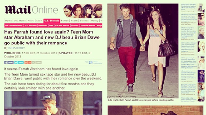 DJ Brian Dawe says relationship with Farrah Abraham was fake