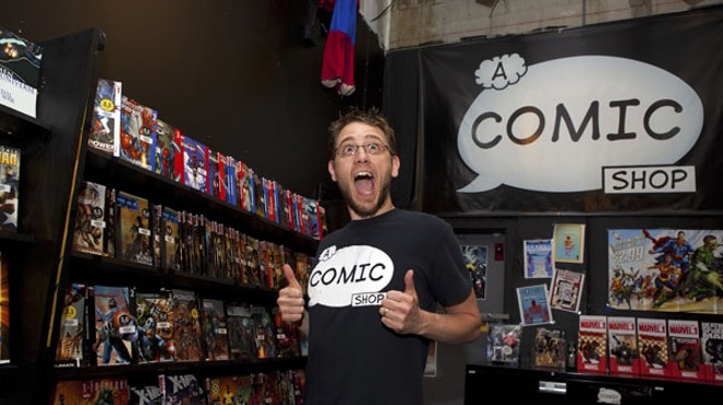 Guys like us: Jason Blanchard, co-owner of A Comic Shop, doesn't think comic book lovers need to be loners