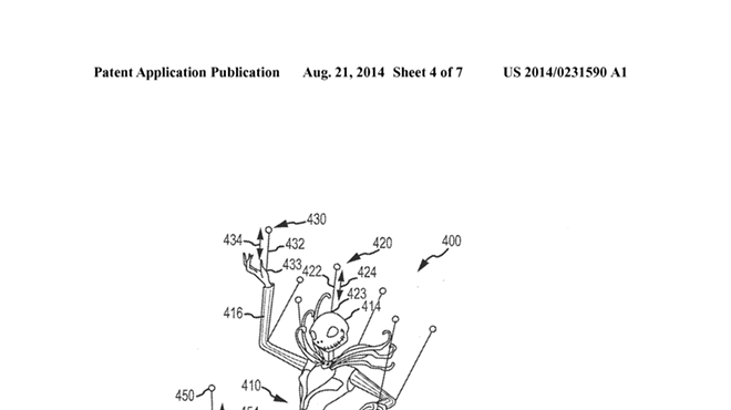 Image via patent application 20140231590