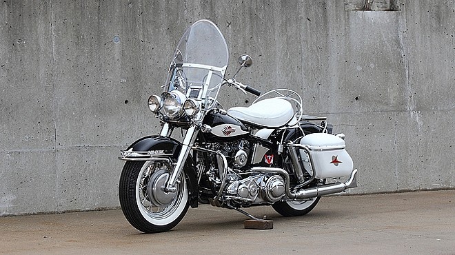 Jerry Lee Lewis' motorcycle sold for $350,000 at auction in Kissimmee today
