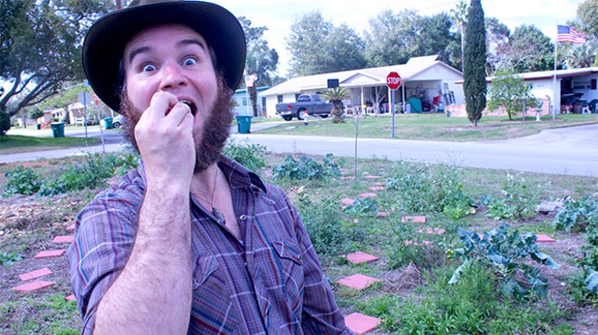Longwood front-yard farmer stands by his permaculture plot
