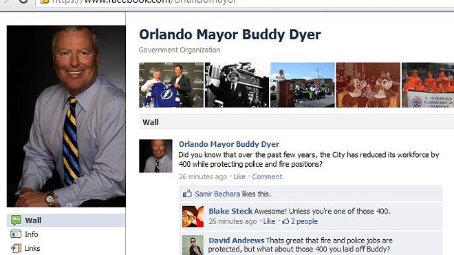 Mayor Dyer boasts of eliminating 400 jobs, learns that commissioners are better audience than Facebook fans