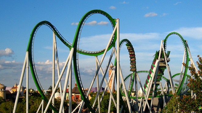 Incredible Hulk rollercoaster at Universal Orlando's Islands of Adventures stalls, stranding riders