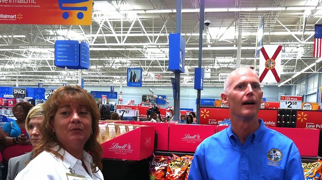 Scenes from a Walmart, starring Rick Scott
