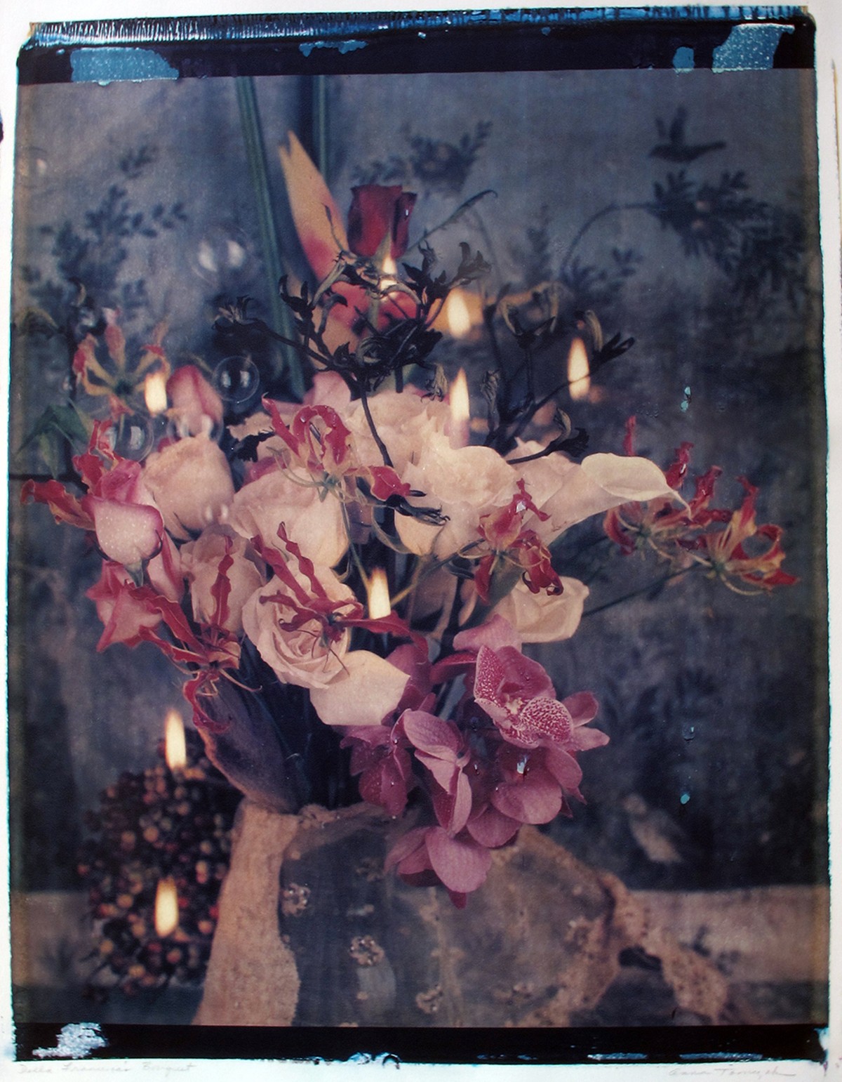 ‘Della Francesca’s Bouquet,’ Polaroid transfer by Anna Tomczak