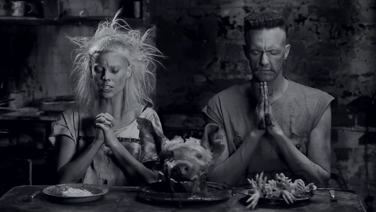 Die Antwoord, "I Fink You Freeky" video still, 2012