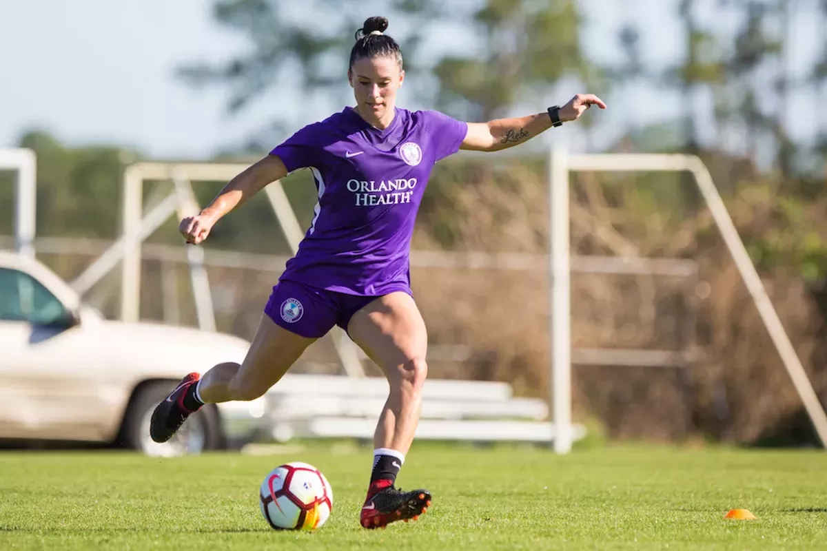 FIFA Women's World Cup champion Ali Krieger of the Orlando Pride