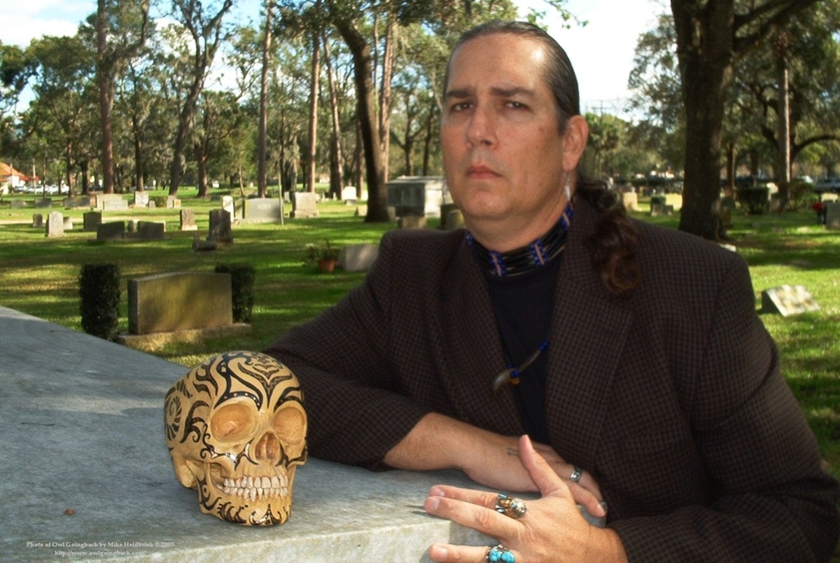 Owl Goingback, Central Florida’s most frightful writer, thinks real life is scarier than werewolves or vampires