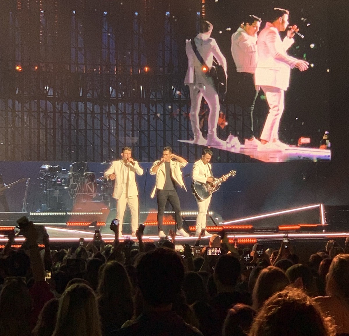 Jonas Brothers perform in Nashville on Sept. 10