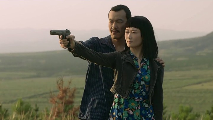 Fan Liao and Tao Zhao in Ash Is Purest White