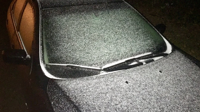 Snow fell in Florida for the third time this year