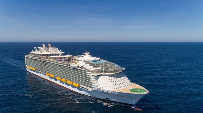 Royal Caribbean releases hyper-lapse video of world's largest cruise ship