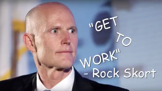 This is the only good video of Florida Gov. Rick Scott