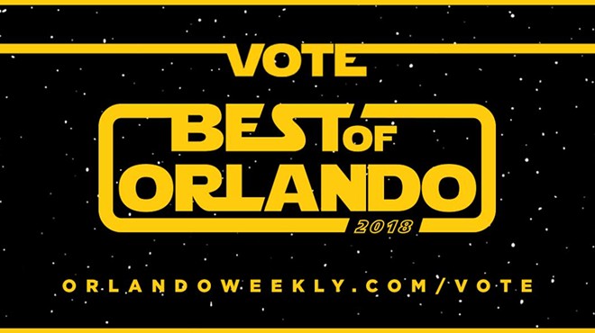 Nominate your local favorites in Orlando Weekly's Best of 2018 readers poll