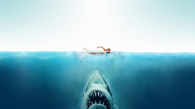 Float in a pool and watch 'Jaws' on the big screen this summer at Winter Park's Dive-In Movie