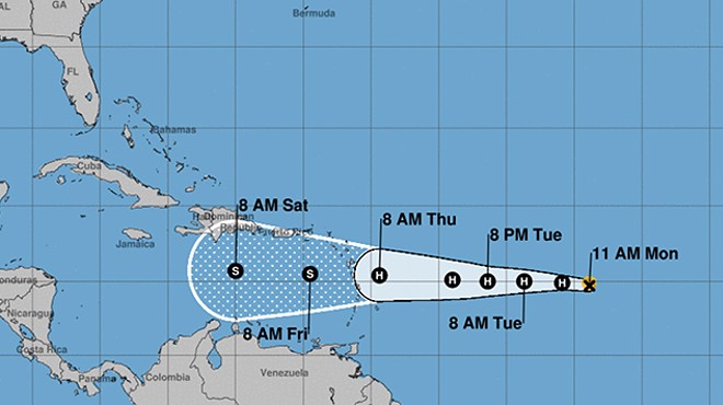 Isaac is now the 5th hurricane in the Atlantic