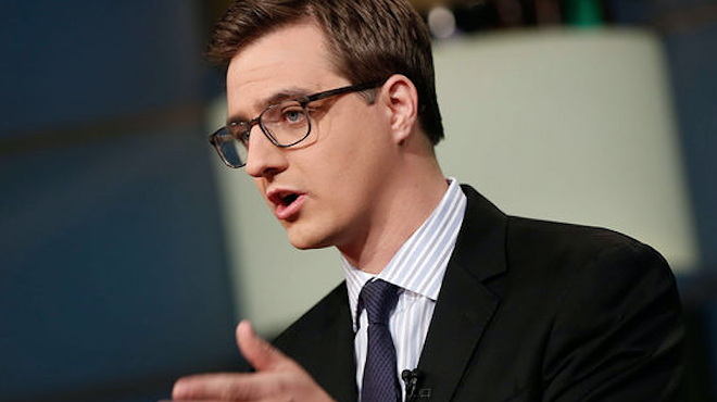 MSNBC's Chris Hayes will film his show tonight at Hooch in downtown Orlando