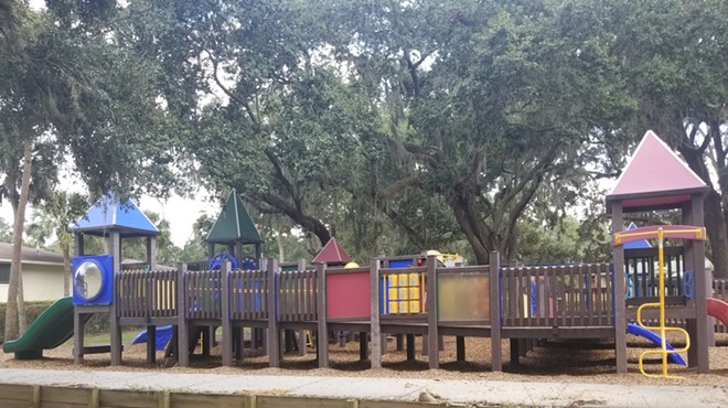The tot playground found in Mt. Dora's Gilbert Park