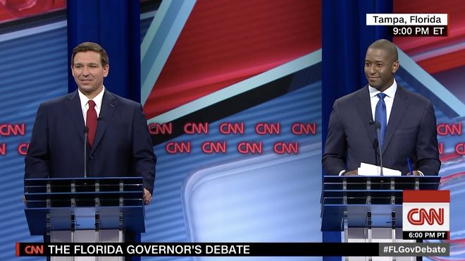 Gillum, DeSantis bash each other in first debate of Florida governor's race