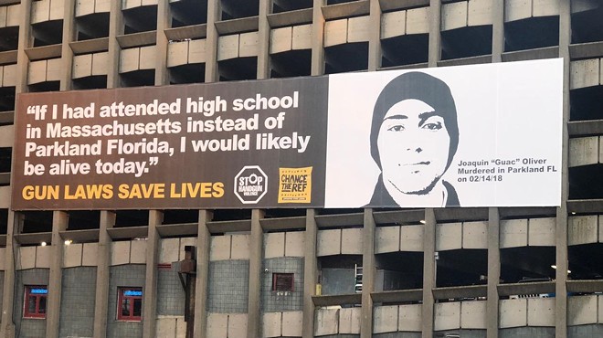 Billboard designed by Parkland victim's father takes shot at Florida gun laws