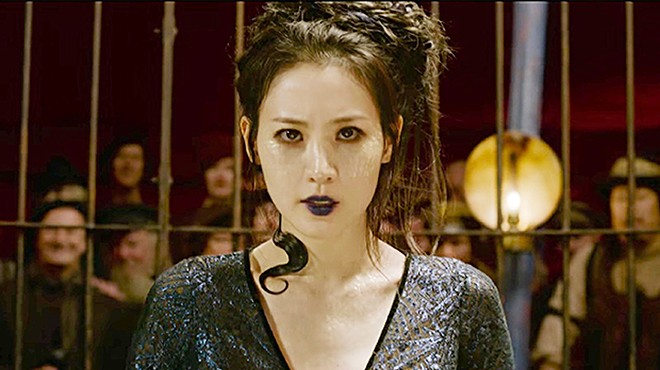 Claudia Kim as Nagini in The Crimes of Grindelwald