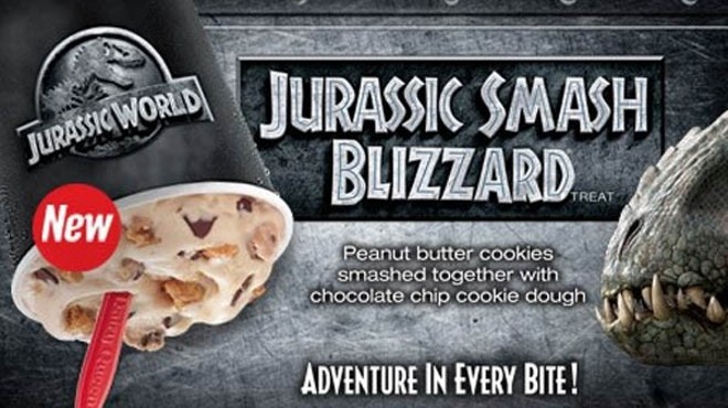 DQ rolls out "Jurassic World"-themed Blizzard in time for June 12 film release