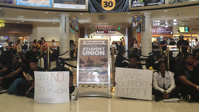 UCF's Black Student Union protests racial injustice at campus sit-in
