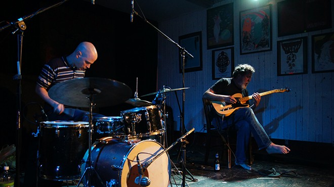 Mesmerizing guitarist Bill Orcutt and stunning noise drummer Chris Corsano spectacularly combust