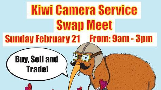 Photography buffs: Kiwi Camera is holding a swap meet on Sunday, Feb. 21