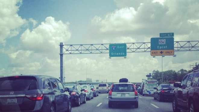 Local authorities are now ticketing people for aggressive driving on I-4, for once