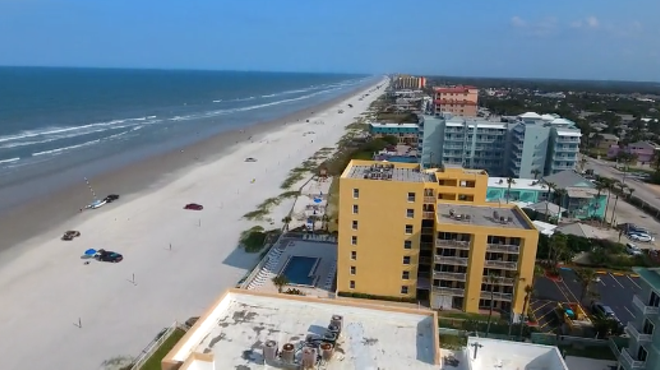 This drone footage of New Smyrna Beach is mildly interesting