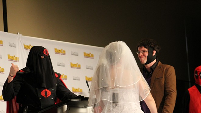 I attended a wedding at MegaCon and it was as awesome as you'd think