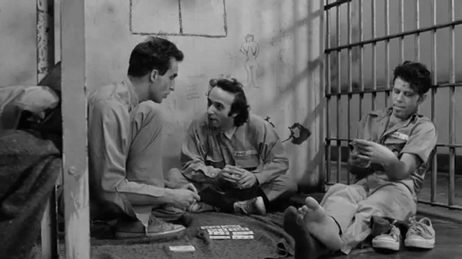 John Lurie, Tom Waits and Roberto Benigni in Down By Law