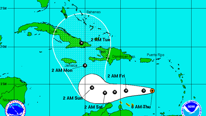 Tropical Storm Matthew gains strength, heads toward Florida
