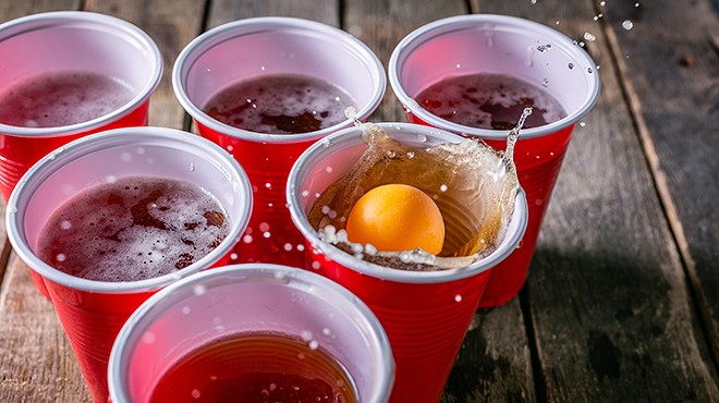 Dust off your drinking game skills to compete in Beer Olympics at Barley & Vine