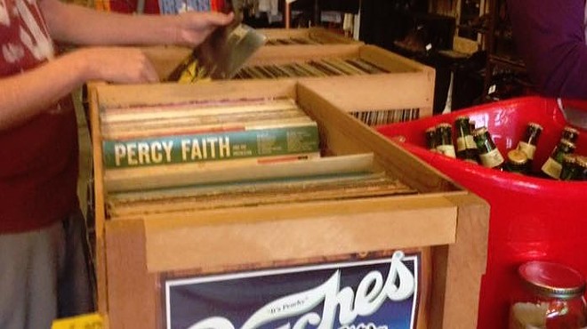 Vinyl For Charity sale happening at Owl's Attic this weekend