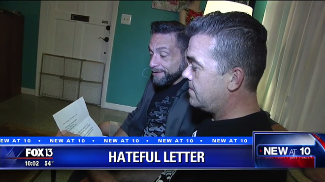 Florida gay couple receives hate mail after election