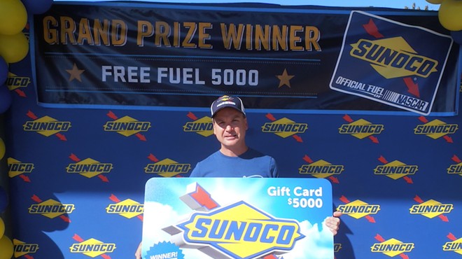 Riley Bass, of Belle Isle, won $5,000 of free gas from Sunoco.