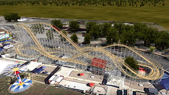Fun Spot plans to build massive $6 million wooden coaster for summer 2017