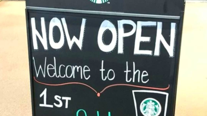 The first ever Publix Starbucks opened in the Winter Park Village location
