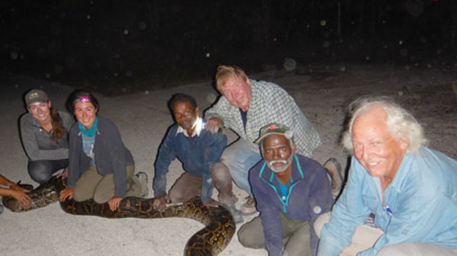 FWC hires snake-hunting tribesmen from India to help with Burmese pythons