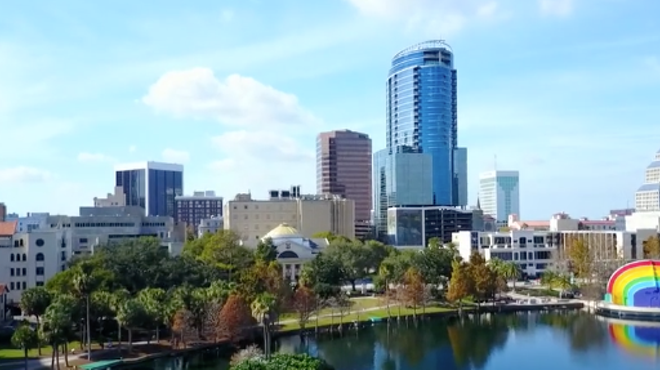 This might be the last unregulated drone video of downtown Orlando