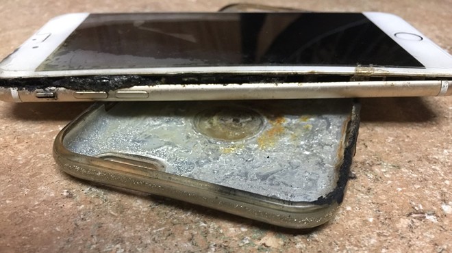 Florida woman claims her iPhone 6 burst into flames
