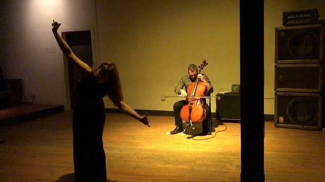Cellist Daniel Levin and movement artist A. Eithne Hamilton collaborate at CityArts' In-Between Series