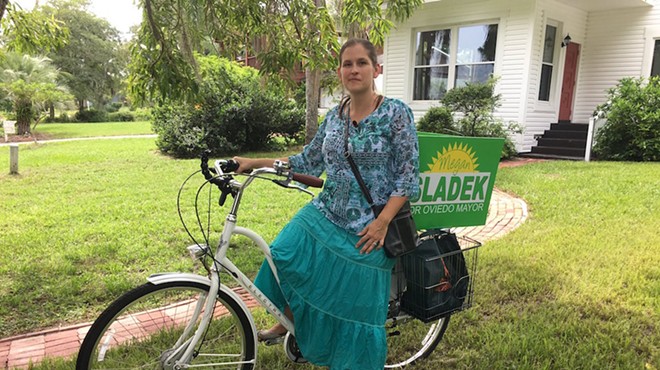 This is Oviedo Mayor-elect Megan Sladek. Also, women do stuff.