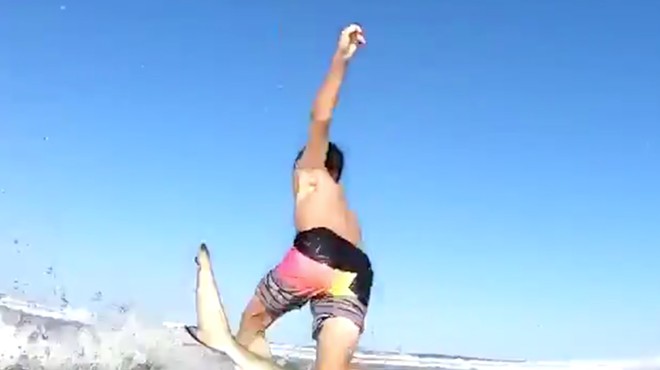 Oviedo boy collides with shark while surfing New Smyrna Beach